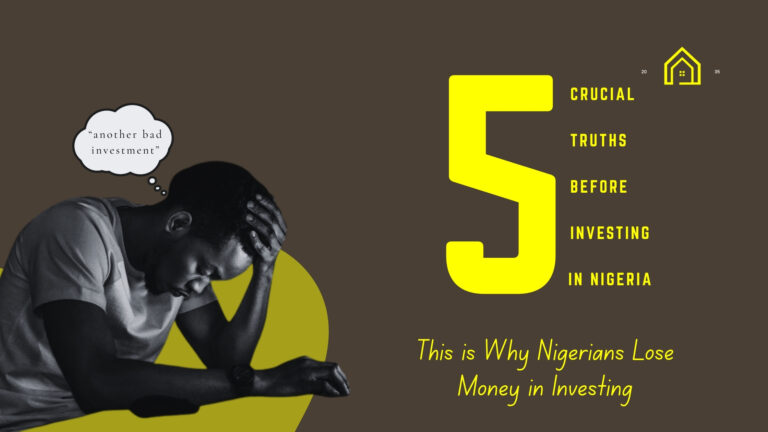 5 crucial truths to know about investing in Nigeria. By Yellowline Club